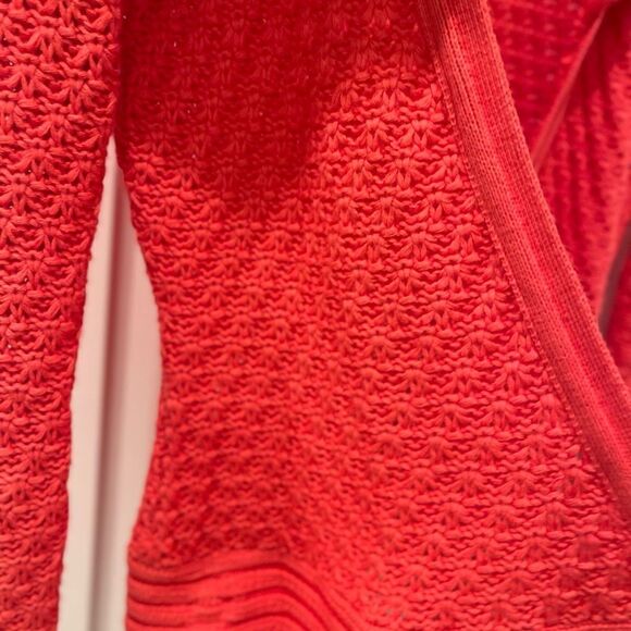 Cache Side Bucket Open Wrap Knit Cardigan.Size S - Picture 10 of 16